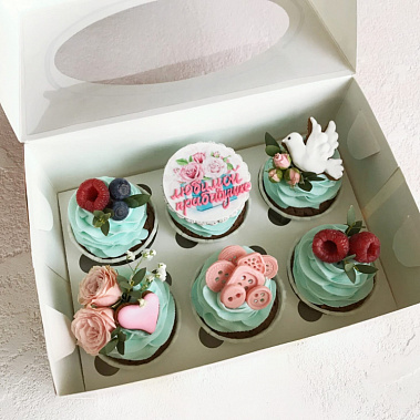 Капкейки "Любимой прабабушке" купить - королев.сладкоежкин.рф