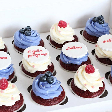 Капкейки "Бусинка" купить - королев.сладкоежкин.рф